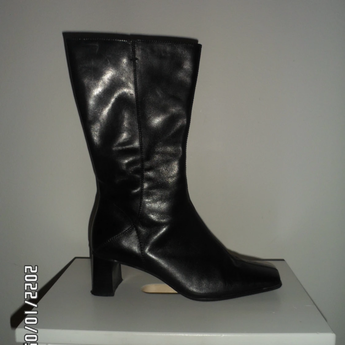Leather black boots  - 91