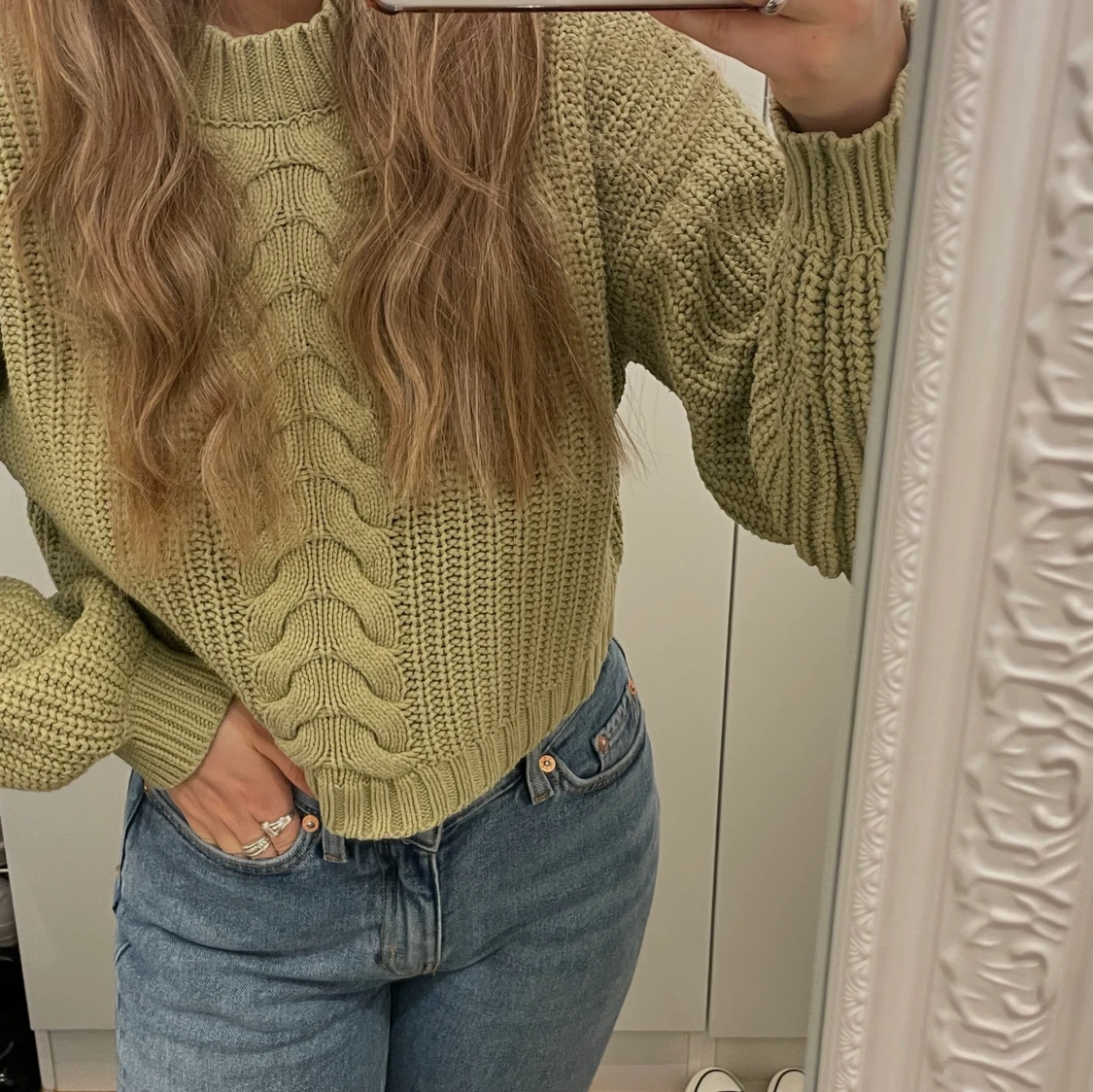 Stickad tröja NA-KD  - 90