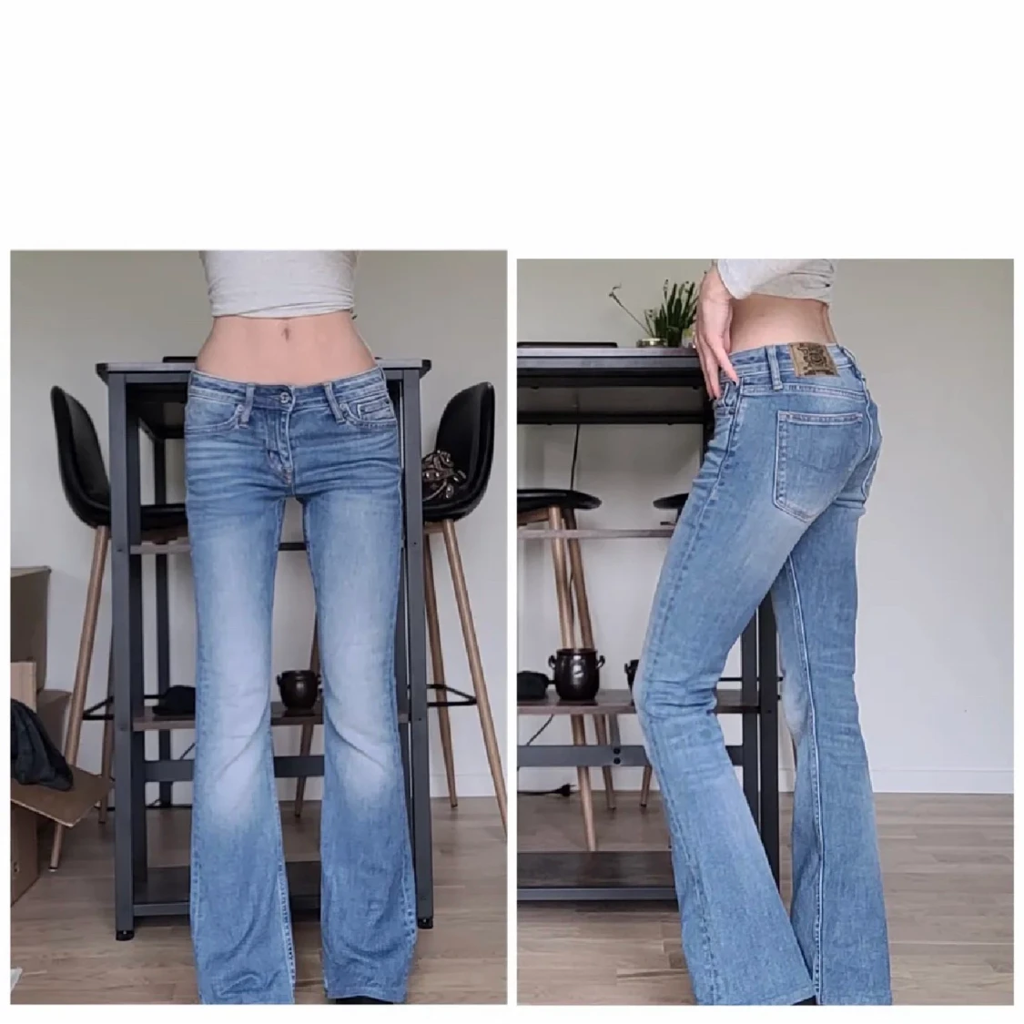 Lågmidjade jeans  - 91