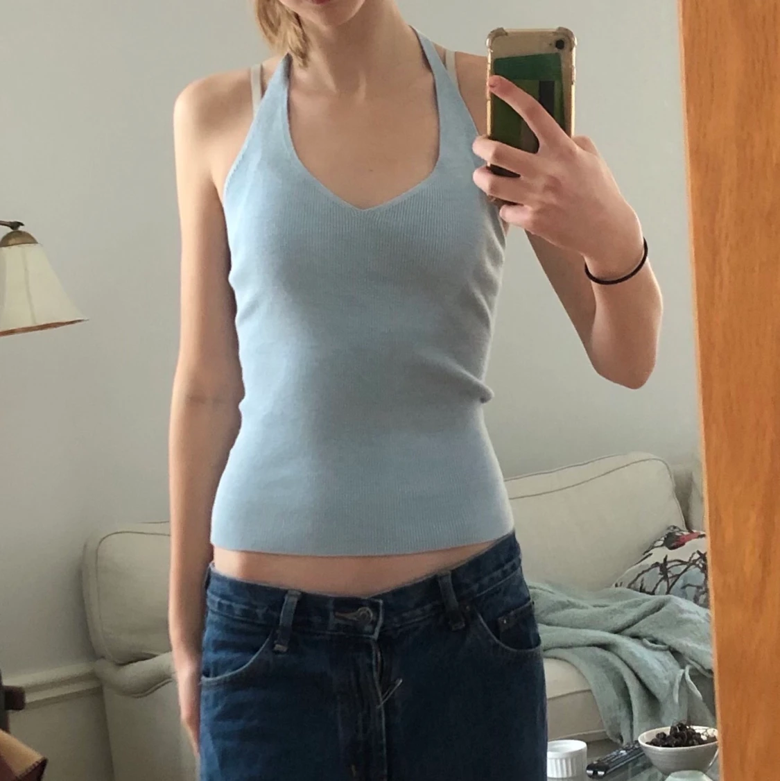 Halterneck topp från bikbok💋