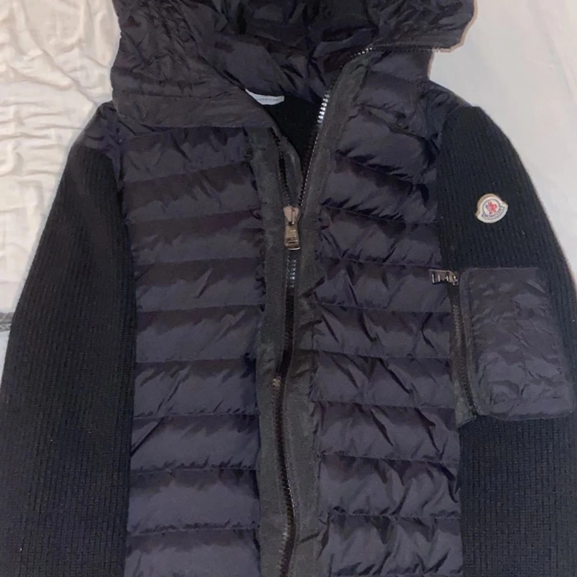 Moncler cardigan jacka storlek S