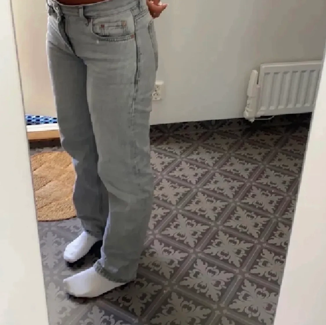 lågmidjade byxor - 91