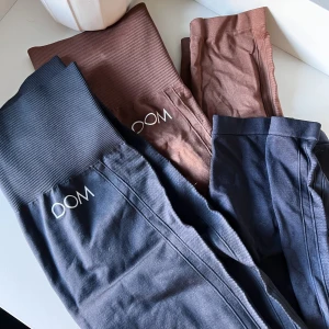 Träningstights DOM - Size M  Träningstights from drop of Mindfulness  Barely used 100 KR per pants 180kr for both 💙 Swish Only + shipping 