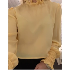 Söt blus  - Säljer denna söta blus, den är i fint skick, aldrig använd 💛  Köper alltid frakten via PostNord (minst 54kr) och paketet är spårbart.