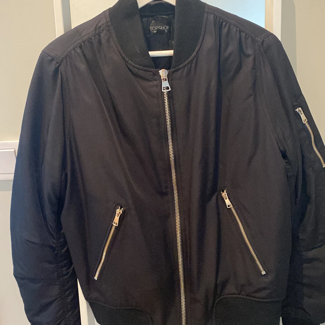 Topshop Nylon Bomber Jacket - 90