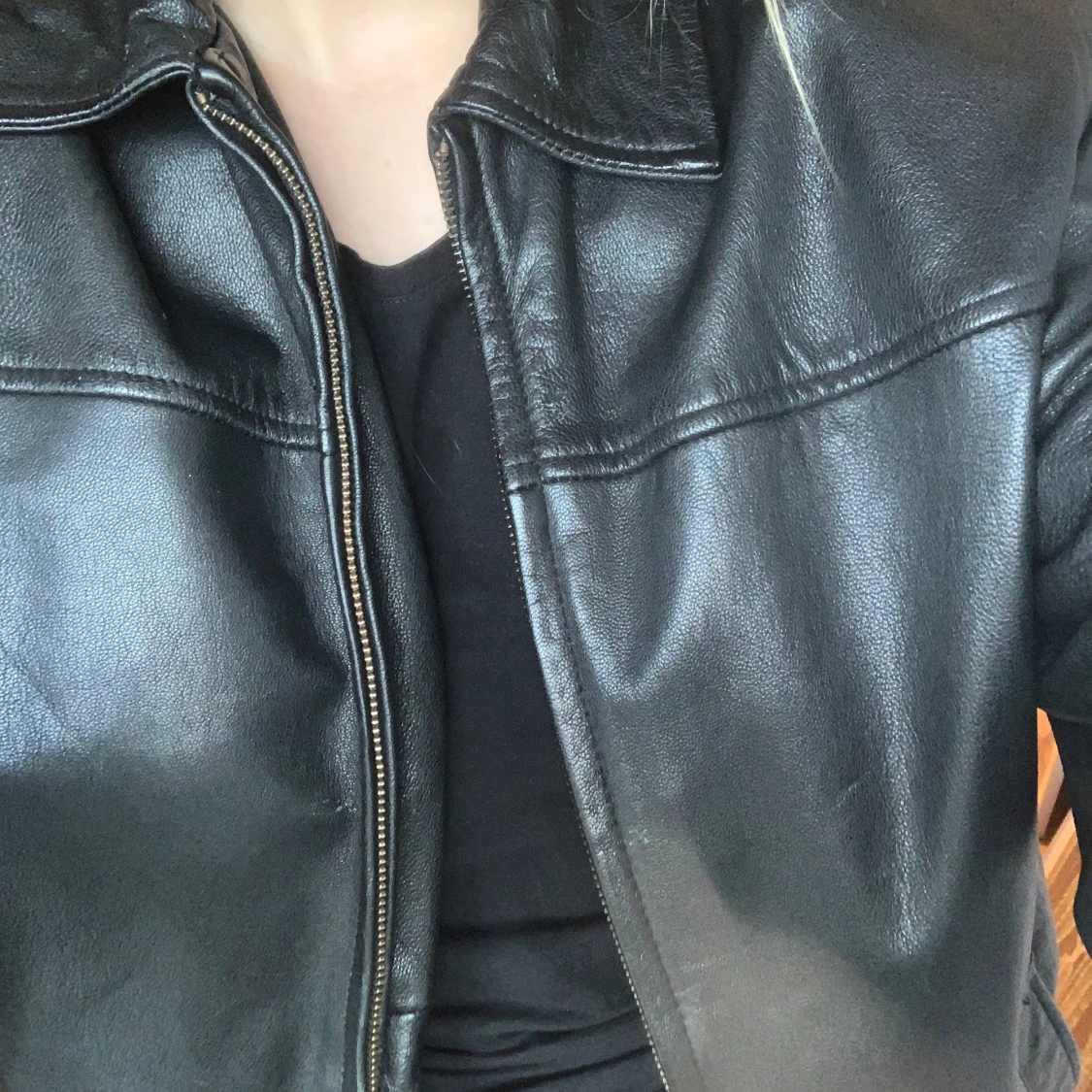 Läderjacka  - 91