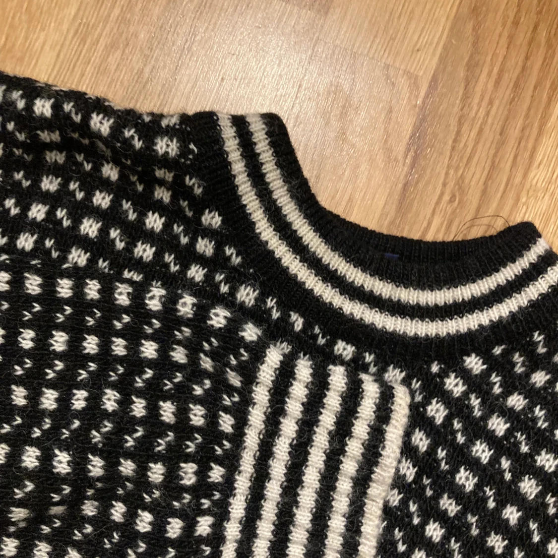 Oversized stickad tröja - 90