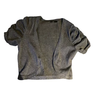 Söt glittrig grå bolero🖤 - Budgivning startad då fler var intresserade💙 Superfin bolero, perfekt till fest. Har scrunch på axlarna (bild 2) Storlek xs-s. 
