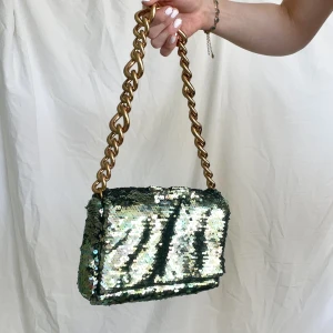 Paljett väska 💚💚 - Från Zara, endast använd förra nyår! Supersnygg till fest, kostade 499 kr som ny ❤️‍🔥
