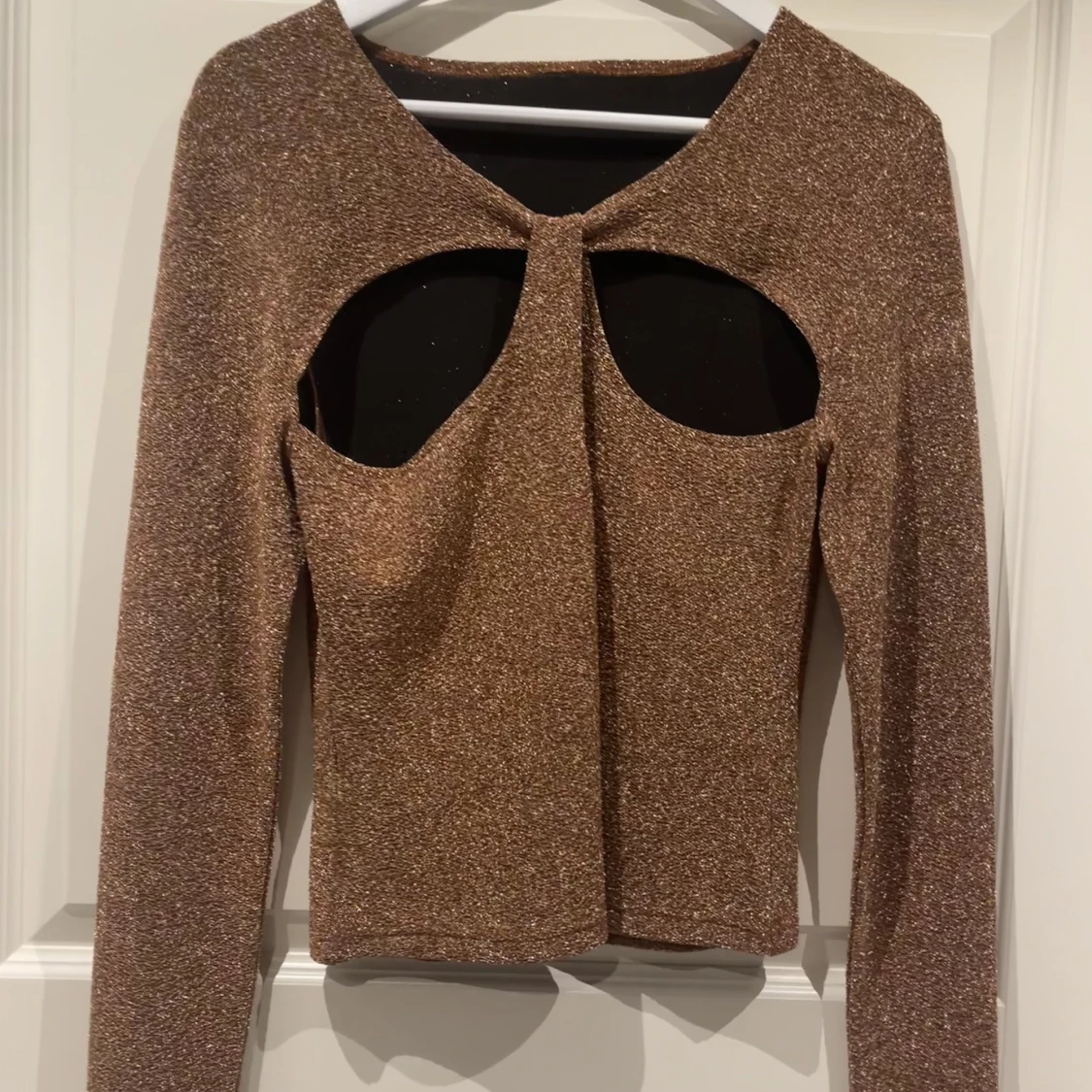 Glittrig Koppar Topp - 91