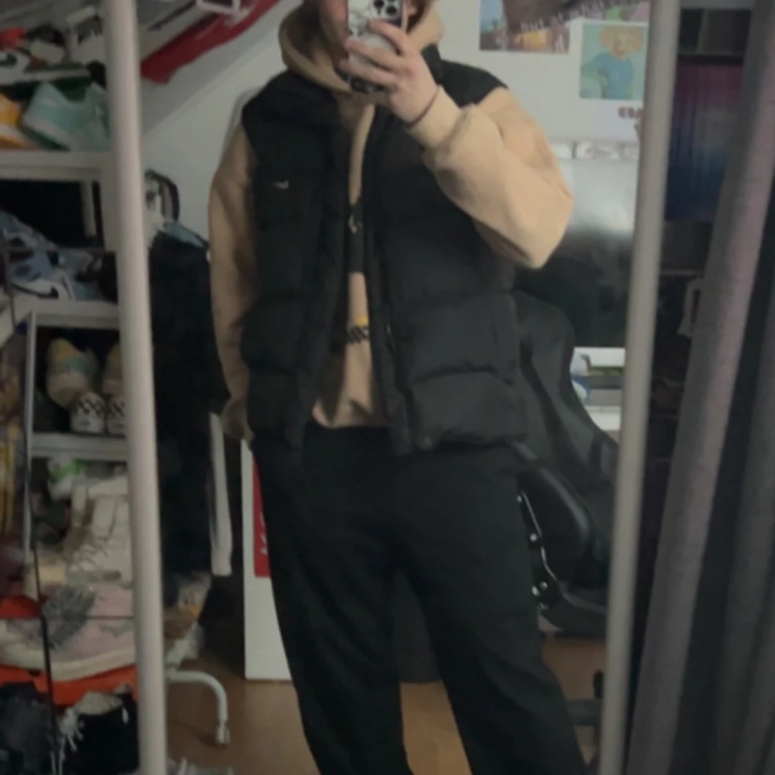 Vintage Nike puffer väst - 90