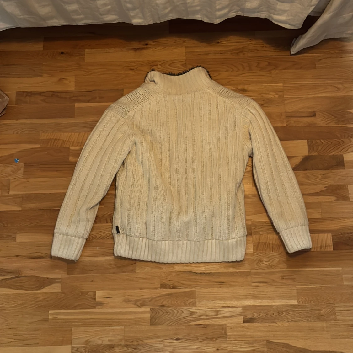 Cardigan med päls - 1