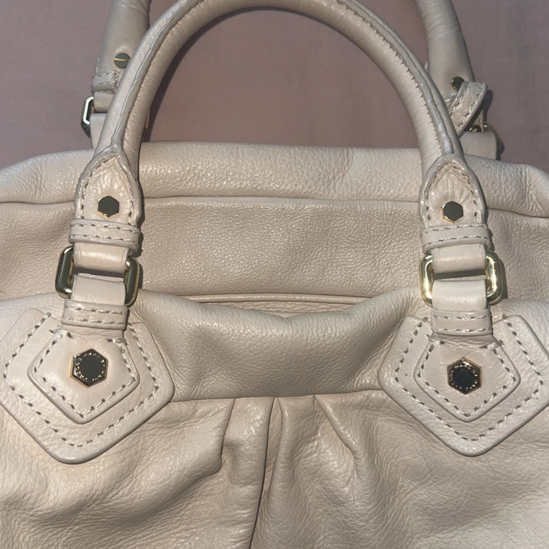 Beige handväska från Marc by Marc Jacobs - 3
