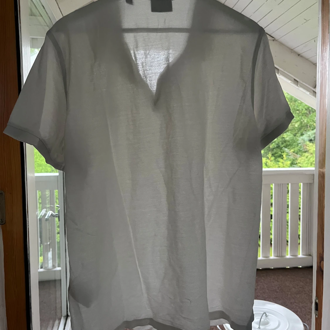 Vit pikétröja från Gant - 1