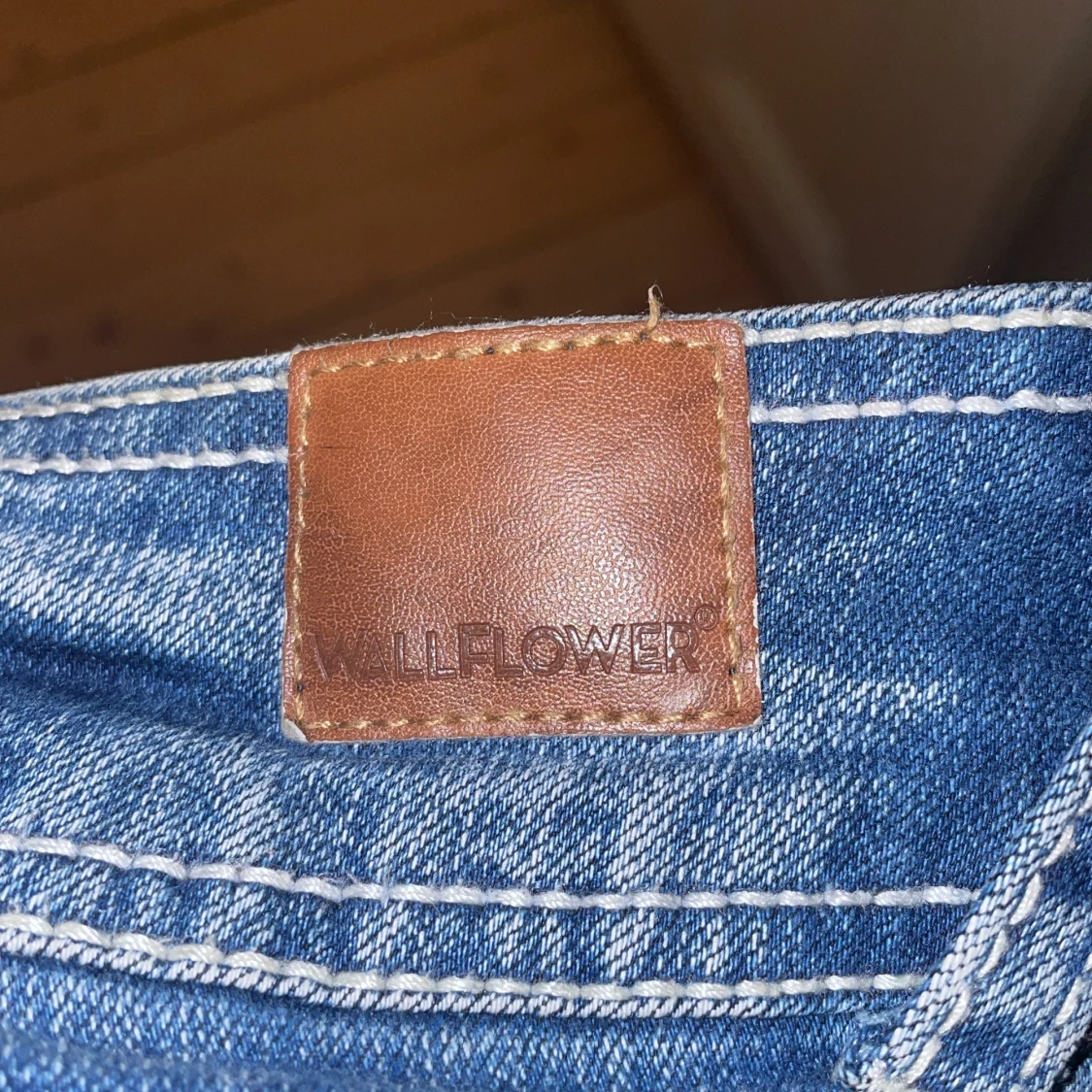 Wallflower blå bootcut jeans med broderi - 4