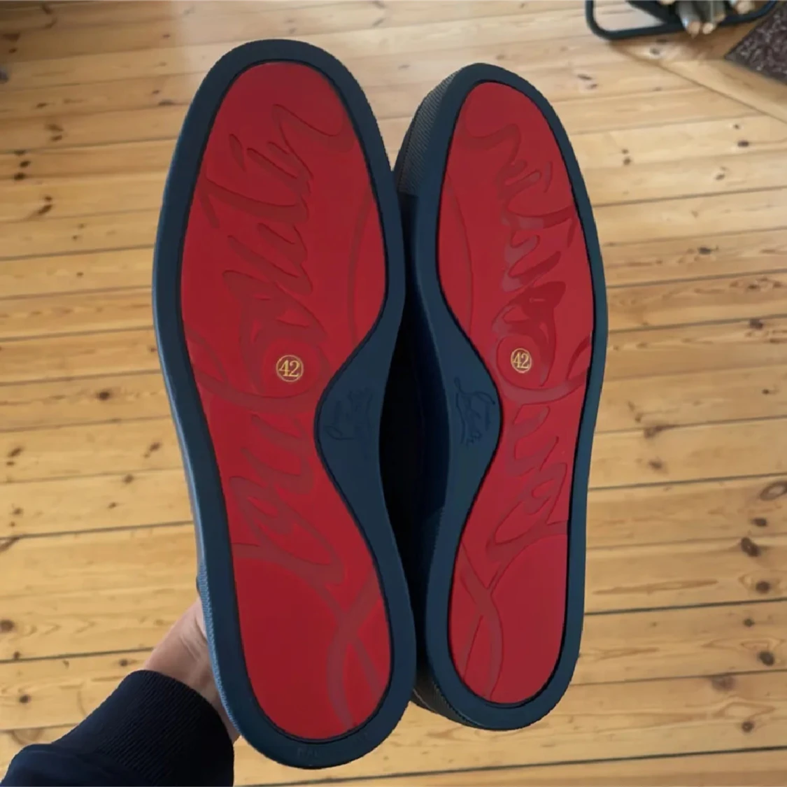 Blå sneakers från Christian Louboutin - 1