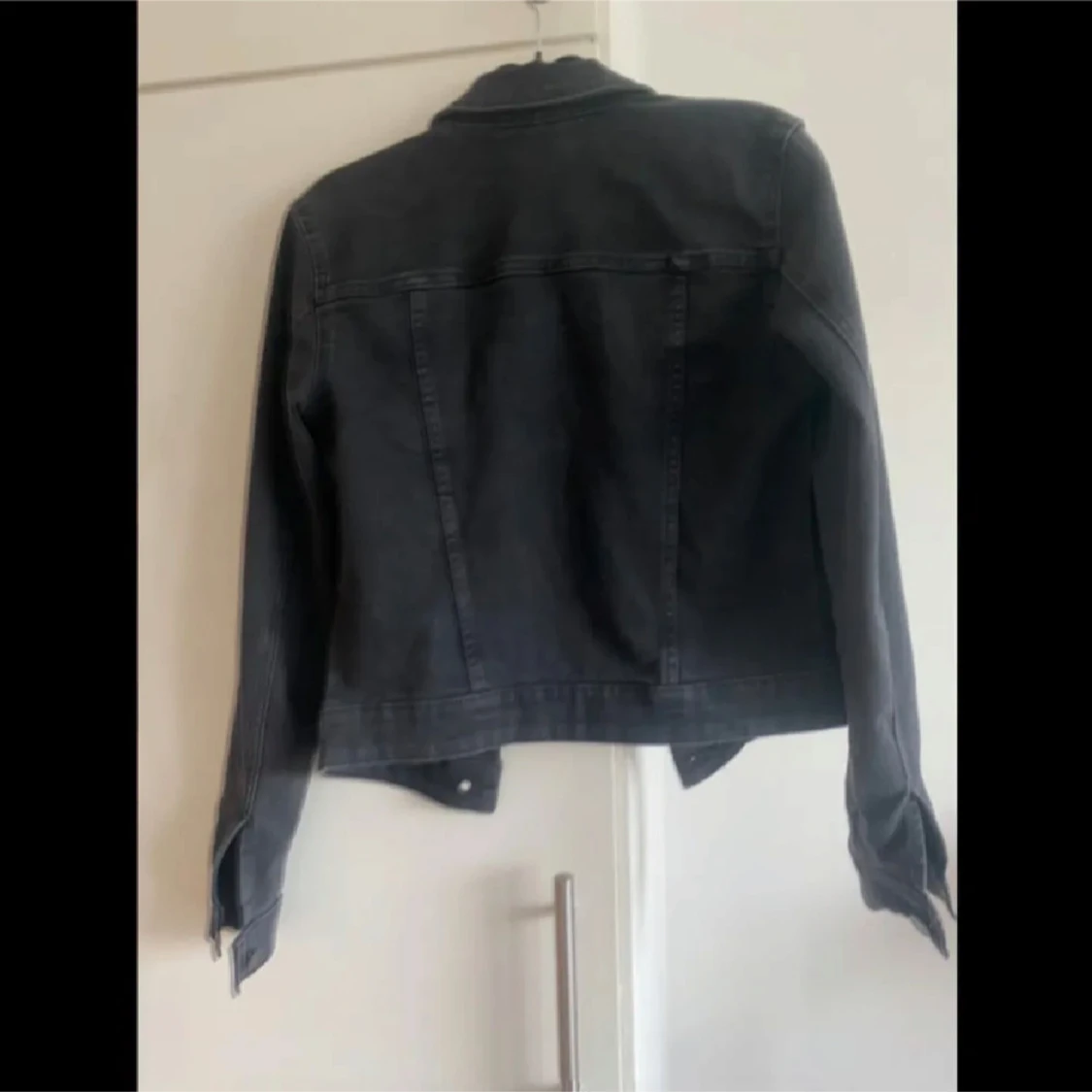 Svart jeansjacka  XS - 1