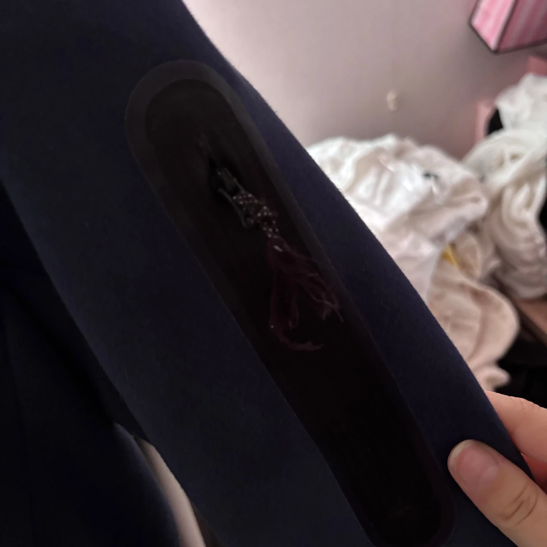 Mörkblå Nike Tech Zip Up - 3