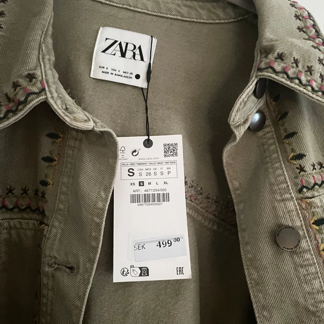 Grön jacka från Zara - 1