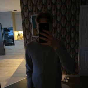 Grå tröja från Uniqlo - Säljer en stilren grå tröja från Uniqlo i storlek XS men passar även S Tröjan har en klassisk rund hals och är tillverkad i ett mjukt material. Köpt på uniqlo i Berlin för 499 , pris går att diskutera 