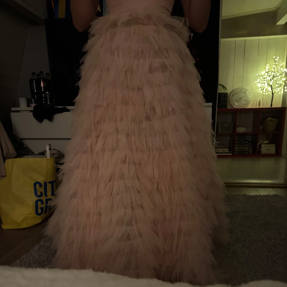 Ljusrosa balklänning