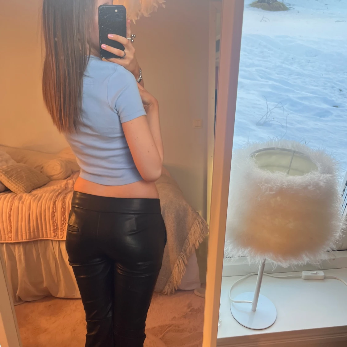 Ljusblå topp från Zara - 1