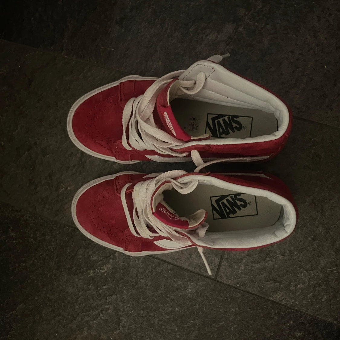 Röda höga vans  - 3