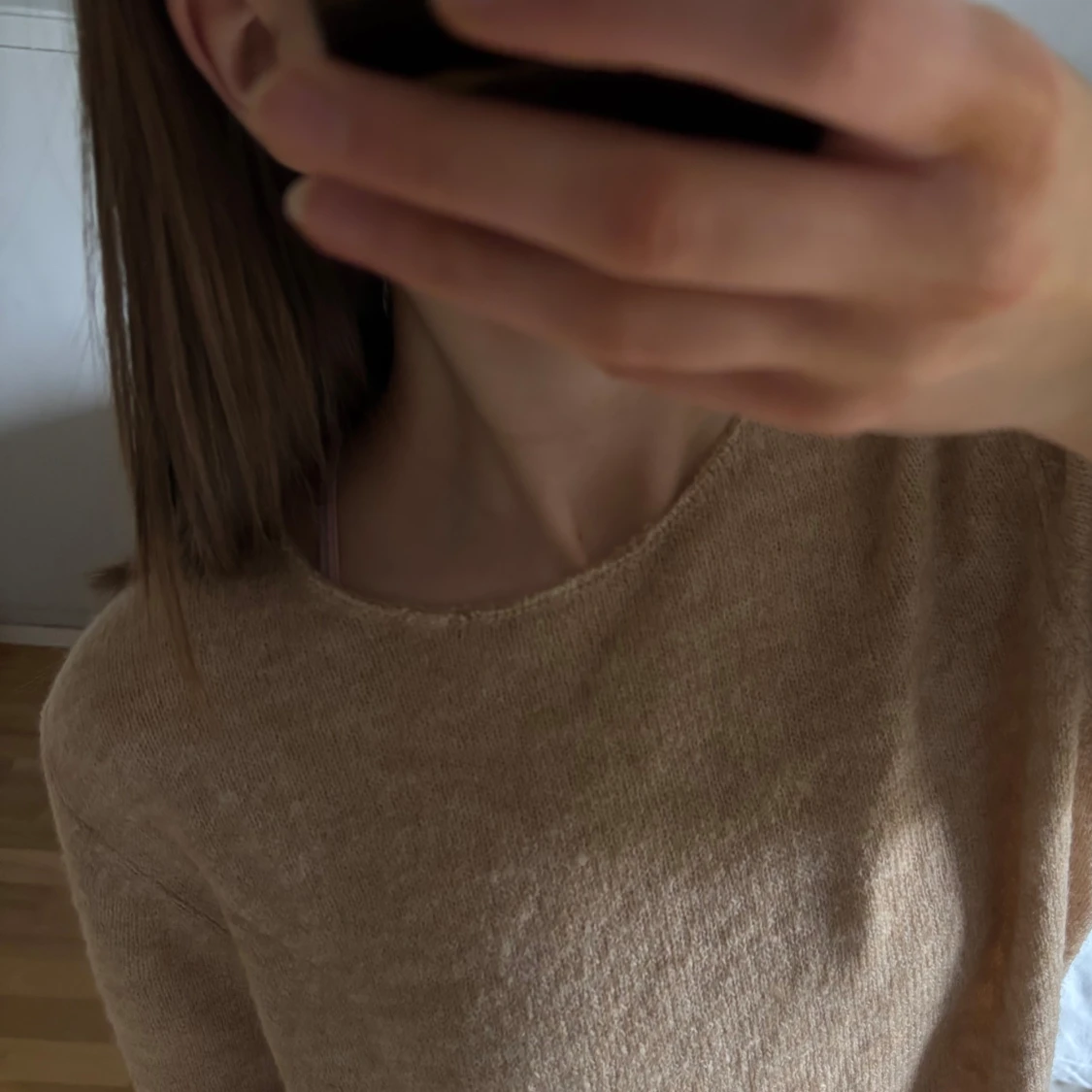 Stickad T-shirt  - 1