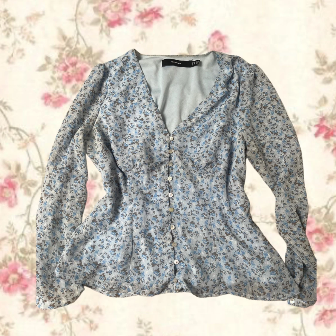 Blå blus från Vero Moda