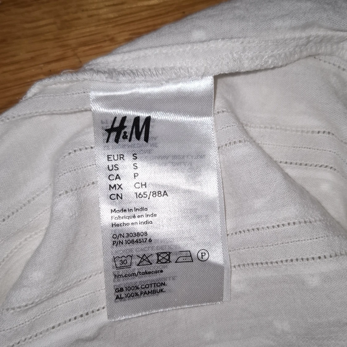 Vit somrig byxdress från H&M - 2