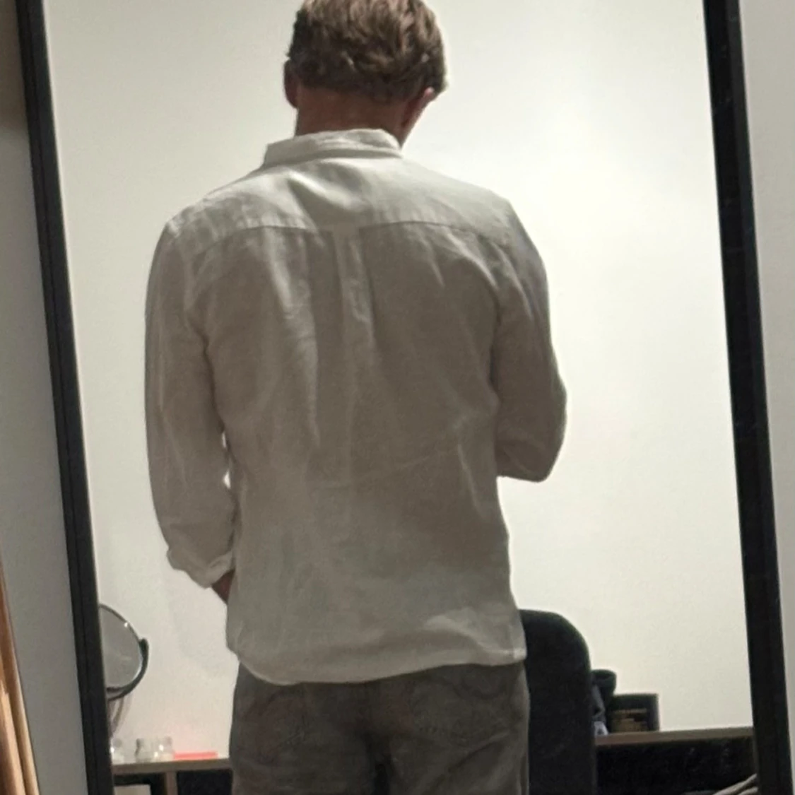 Vit linneskjorta från Zara - 1