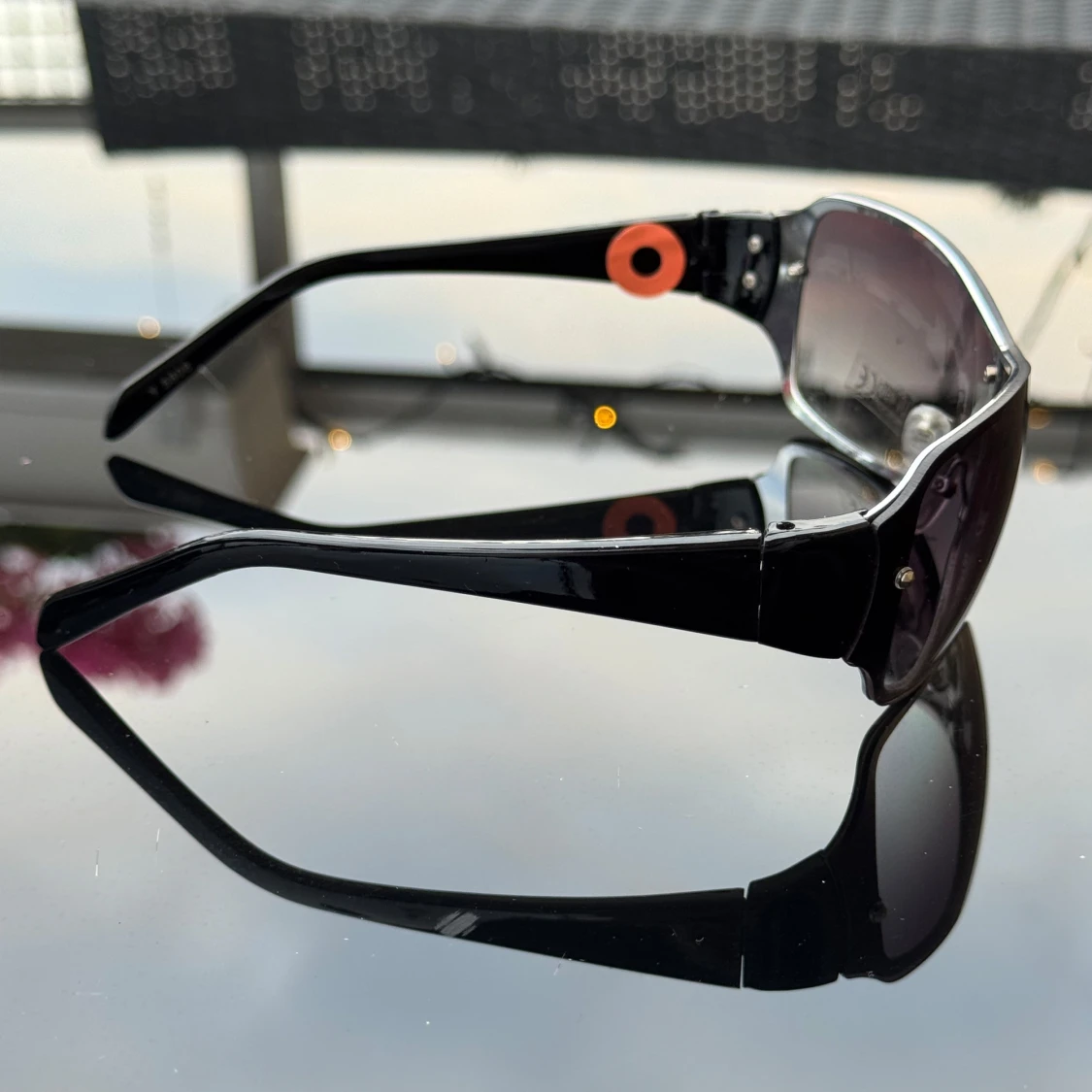 Svarta sportiga solglasögon UV400 - 1