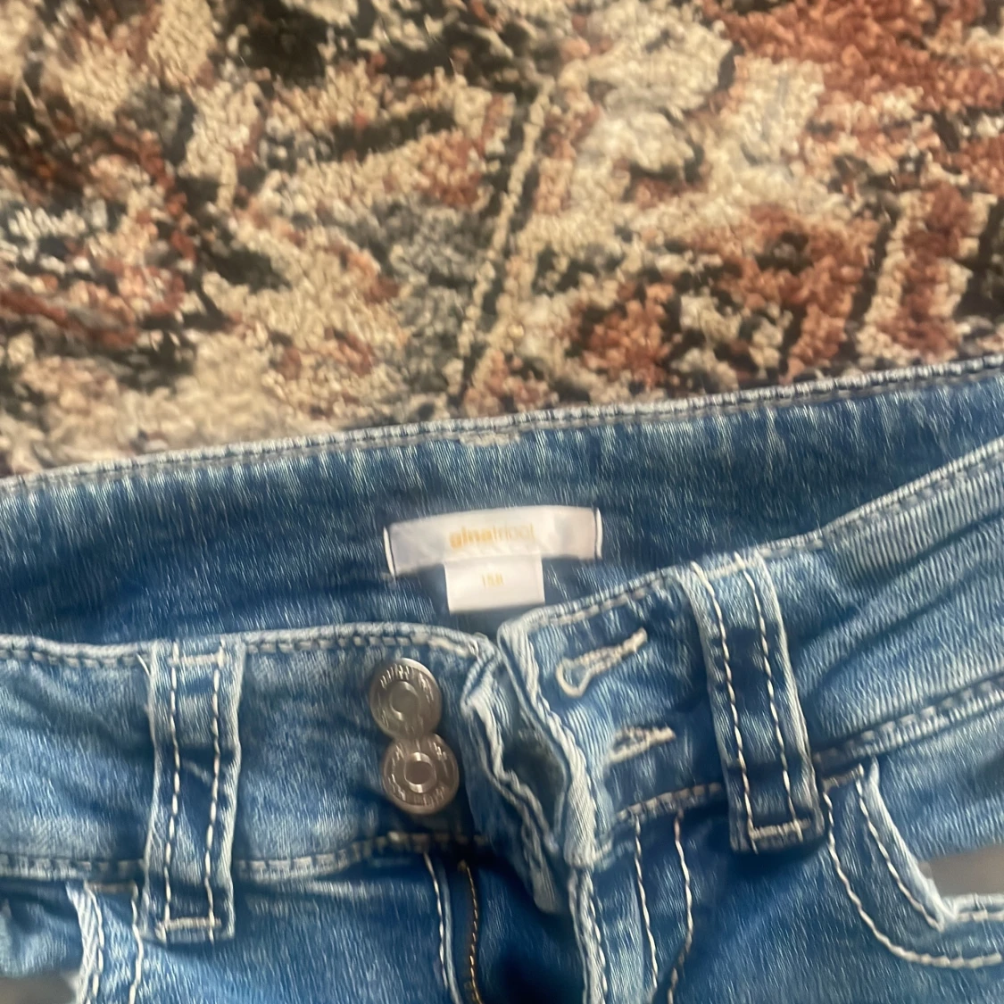 Blå bootcut jeans från Gina Tricot - 2