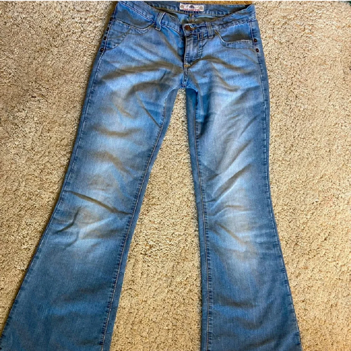 Lågmidjade bootcut jeans  - 3