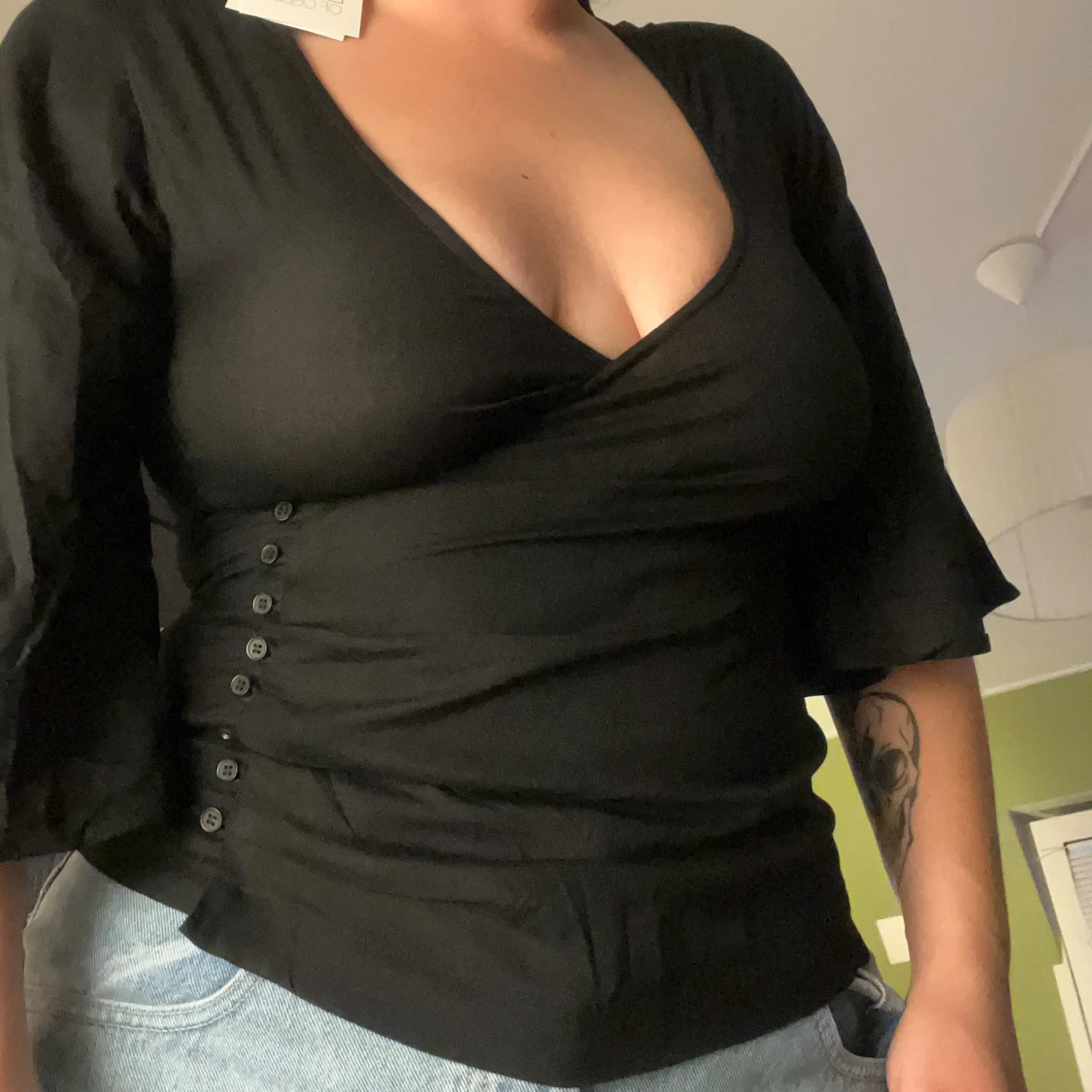 Svart blus från Line of Oslo - 1