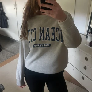 Grå sweatshirt  - Säljer denna grå sweatshirten då den inte kommer till användning! Köpt från SHEIN för längesedan men då den knappt används så är det fortfarande i mycket bra skick! 💞