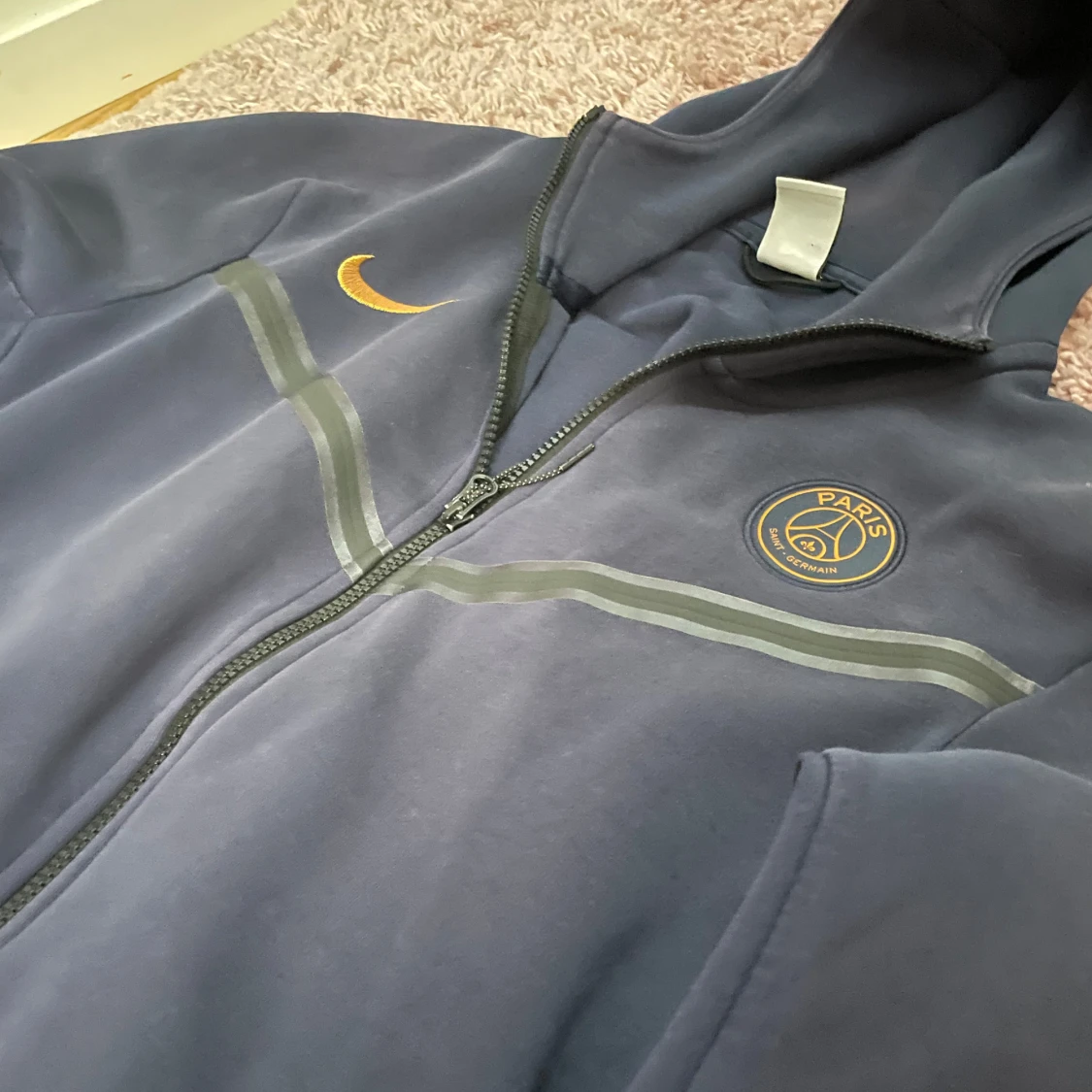 Nike Tech PSG hoodiejacka marinblå M - 3