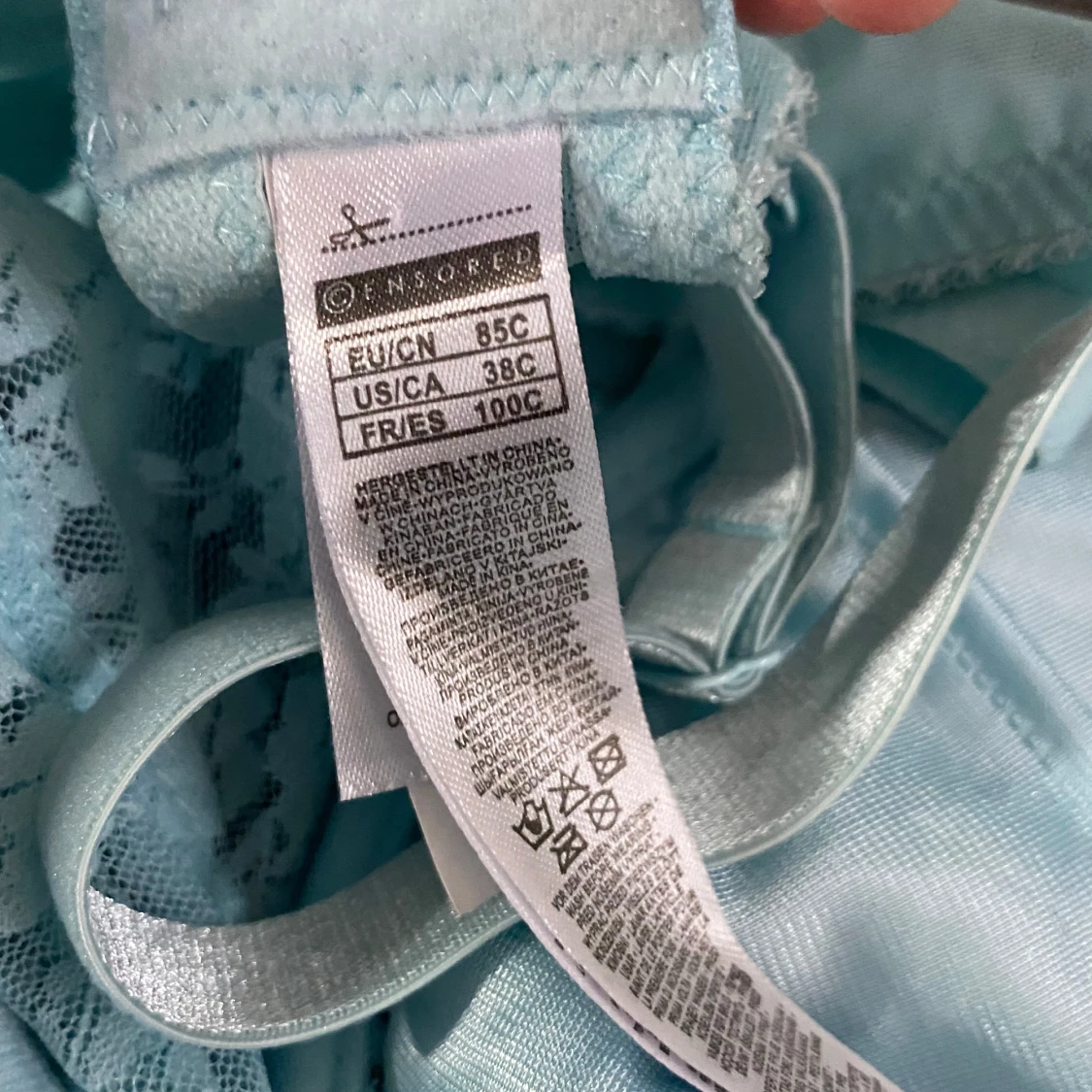 Super fin ljus blå korsett - 4