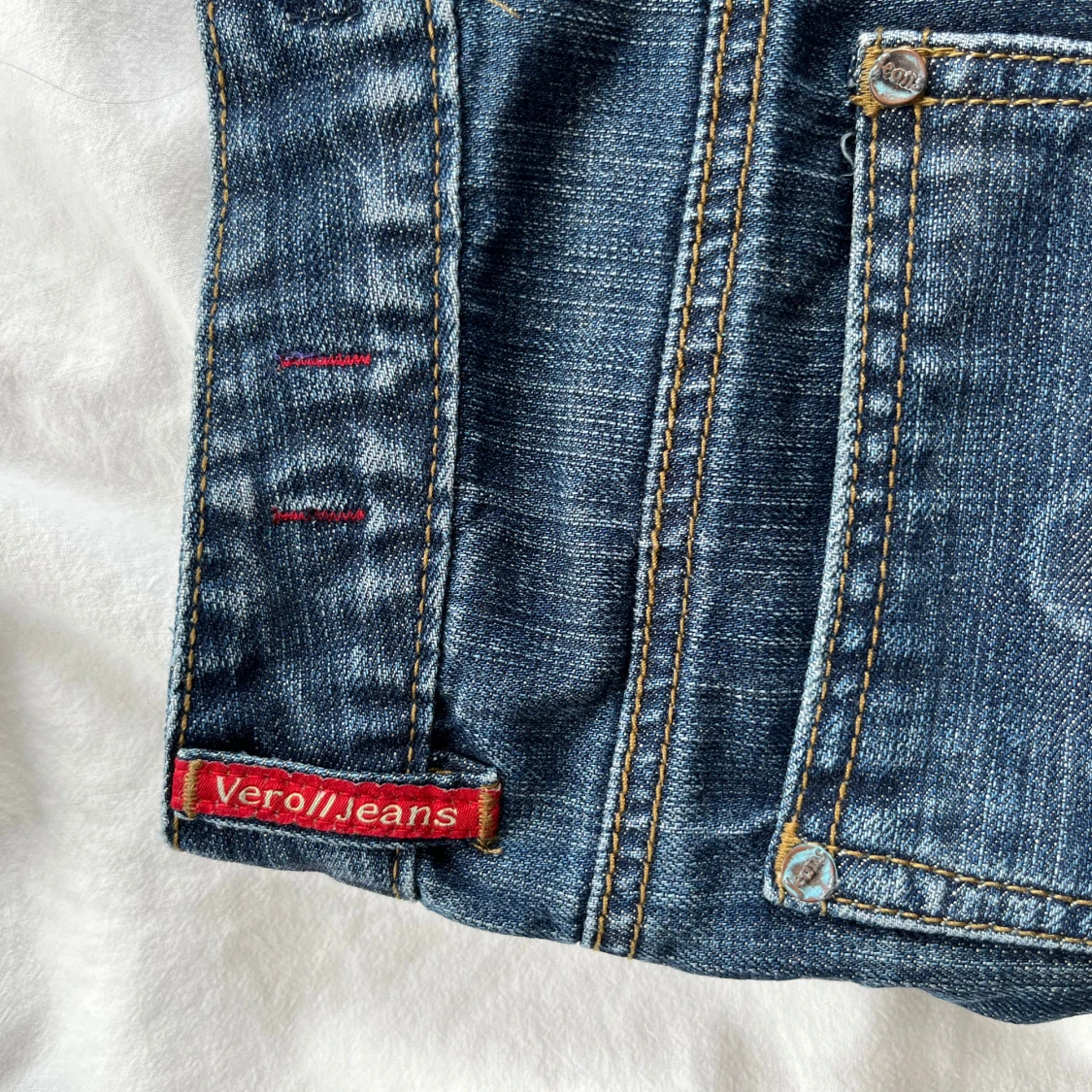 Mörkblå jeanskjol från Vero Jeans - 4