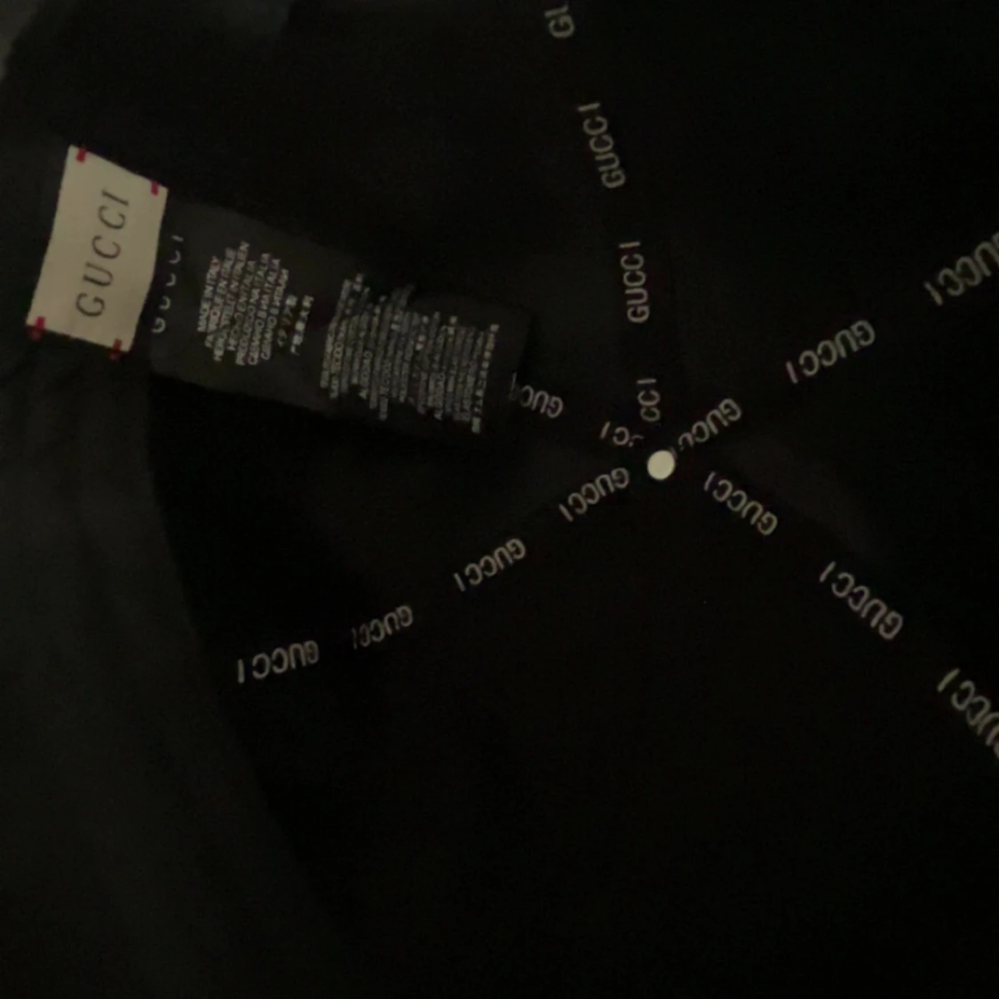 Svart keps från Gucci med GG-mönster - 3