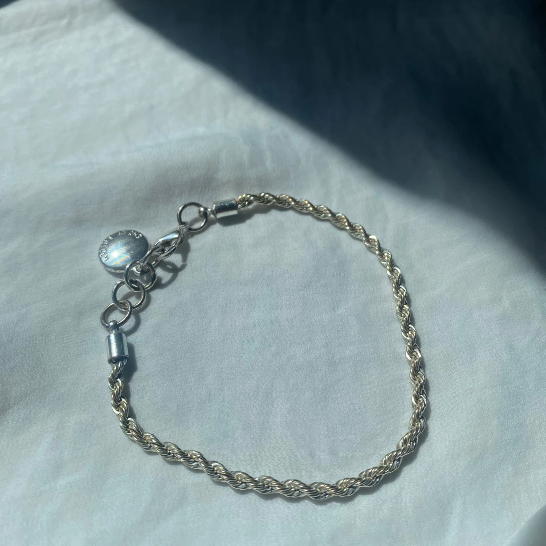 Silverfärgat armband snö of sweden - 1