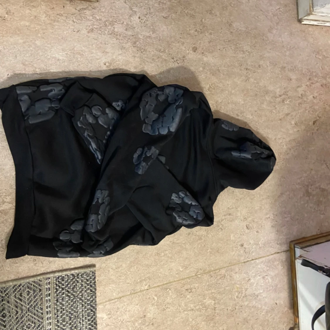 Svart deanim tears hoodie - 3