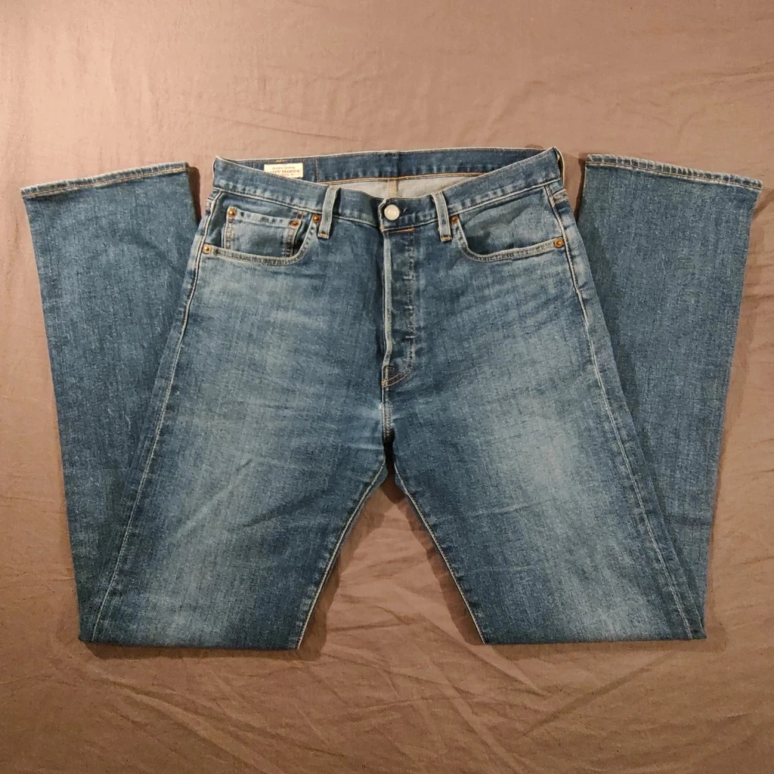 Levi's 501 blå jeans