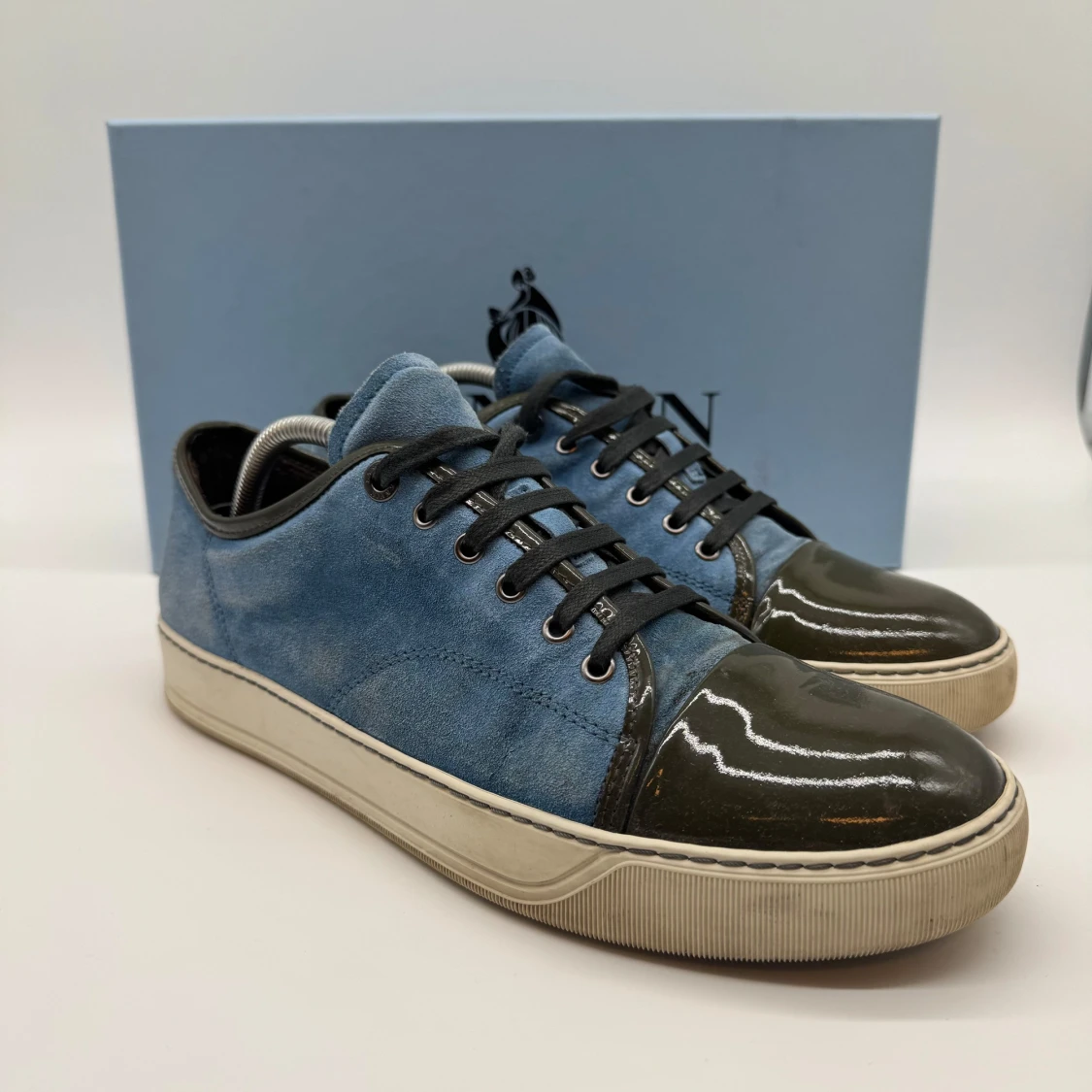 LANVIN CAP TOE SNEAKERS - 1