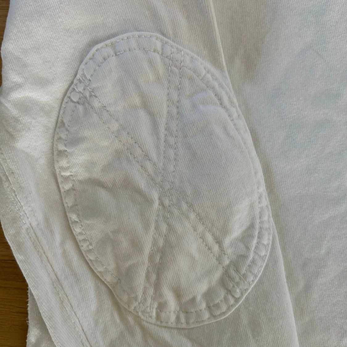 Vit långärmad pikétröja från Polo Ralph Lauren - 4