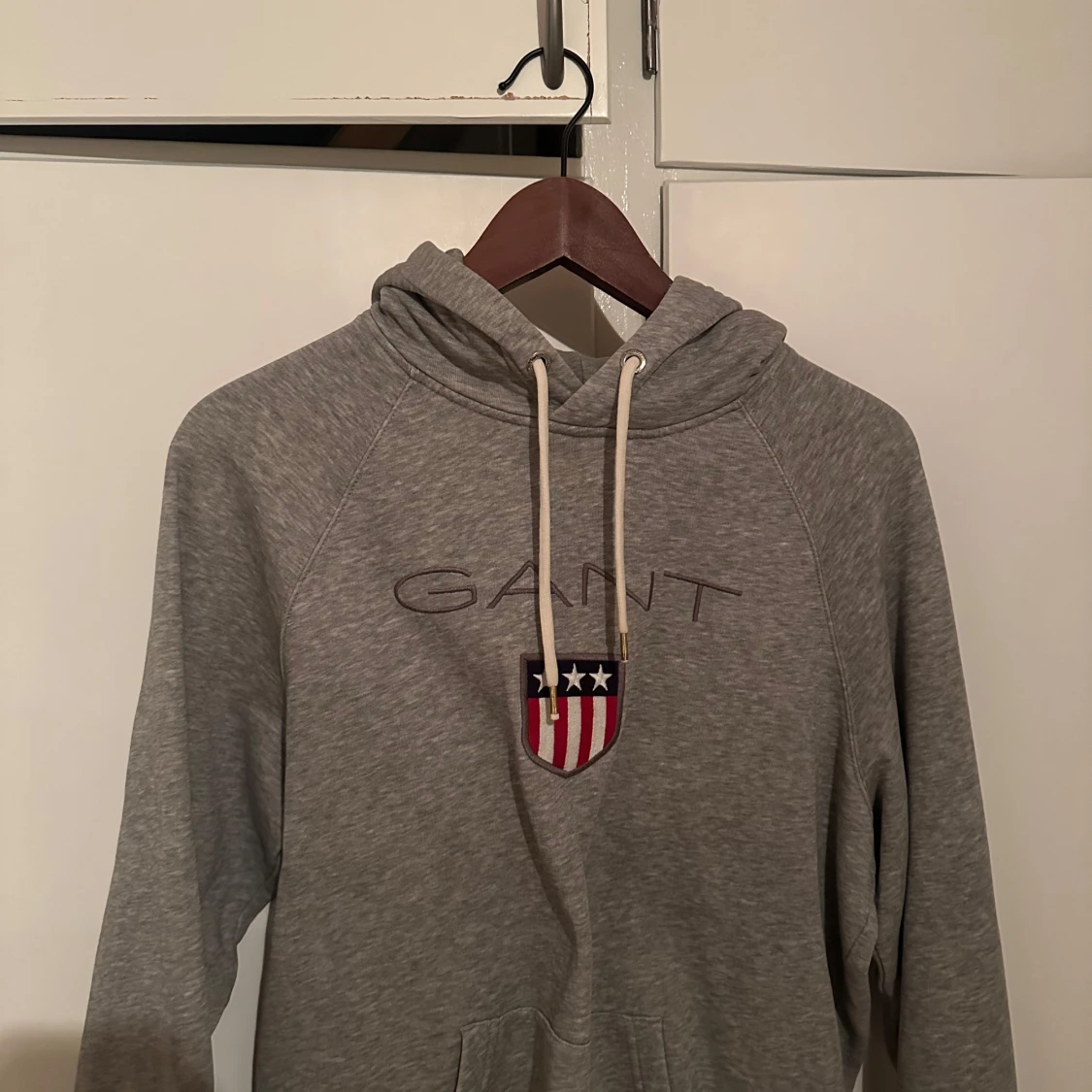 Grå hoodie från GANT