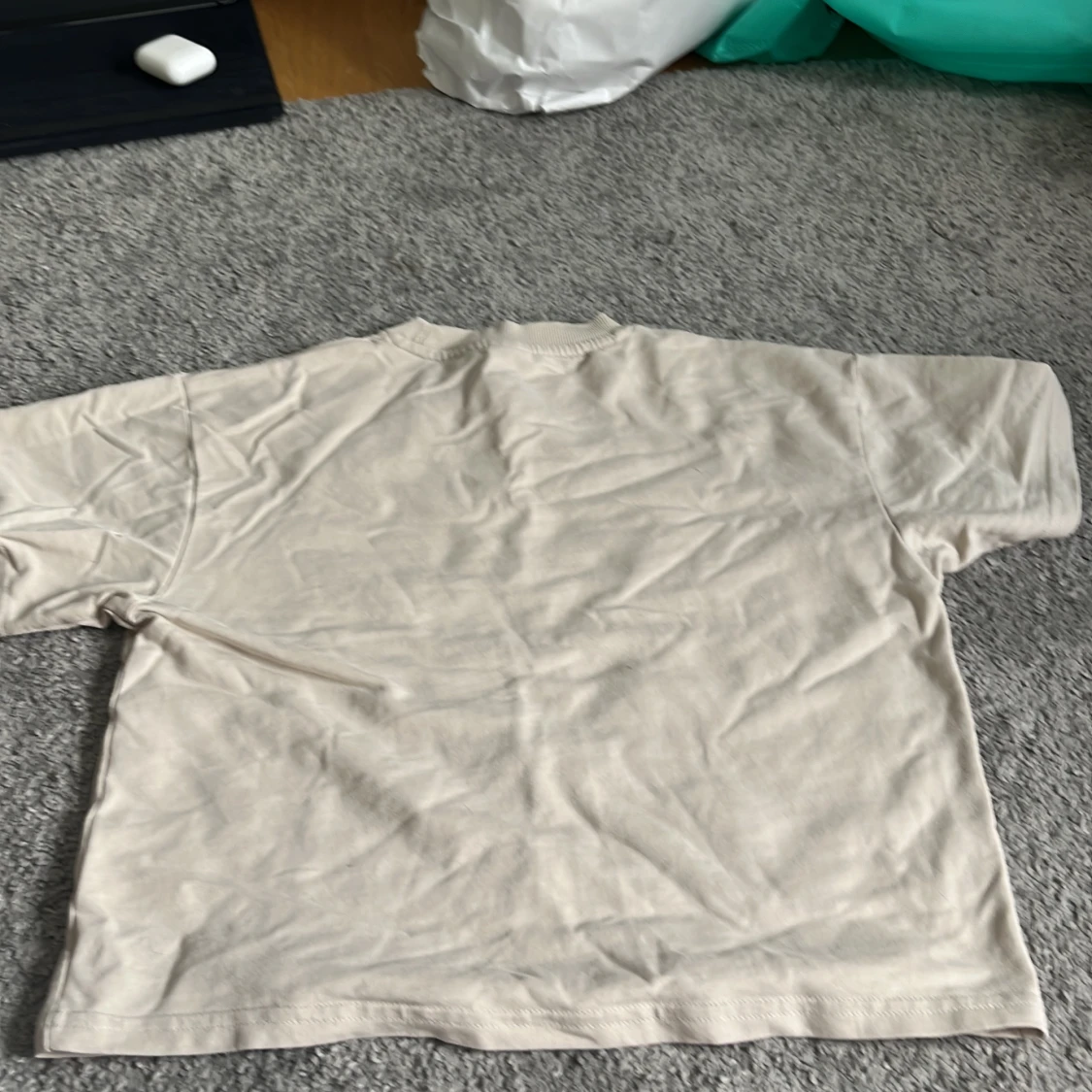 Beige t-shirt från Lindex - 1