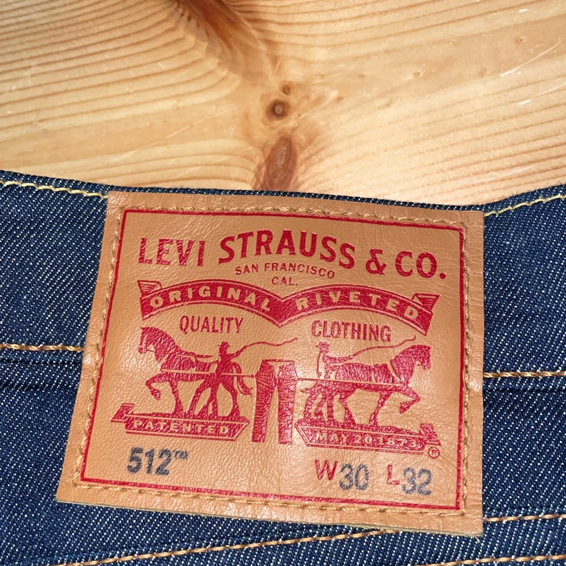 Levi's 512 mörkblå jeans W30 L32 - 2