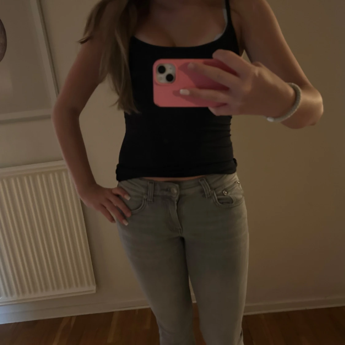 Lågmidjade jeans - 1