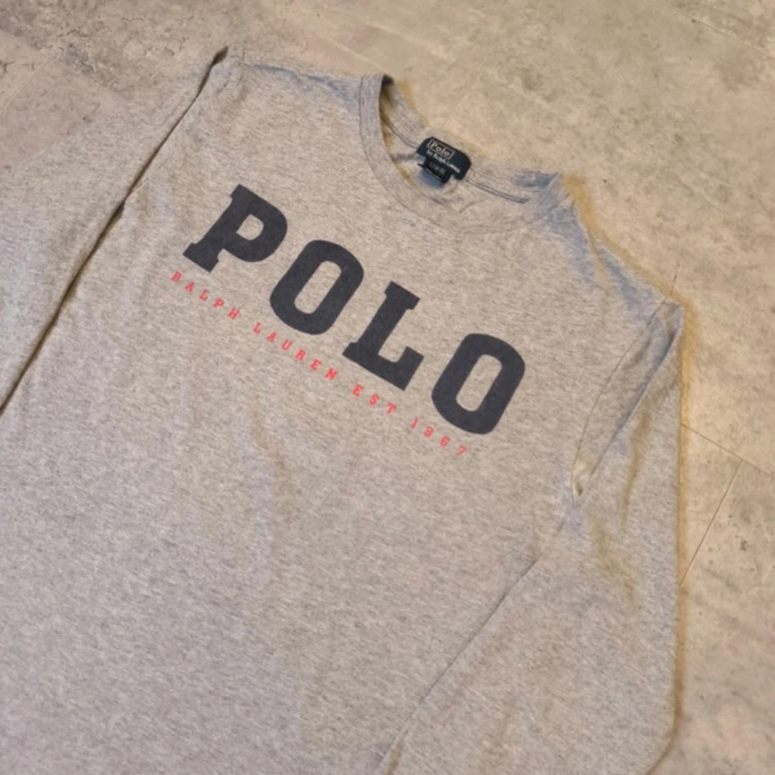 Grå långärmad tröja Polo Ralph Lauren - 1